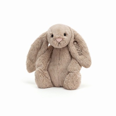 Jellycat Bashful Beige Bunny Medium Australia | 809231FCO